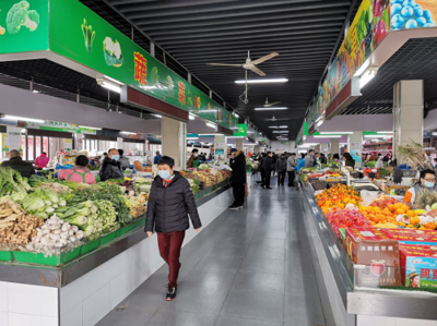 綠欣崧文菜市場 樹立行業標桿，榮獲全國生鮮農產品零售行業示范市場殊榮